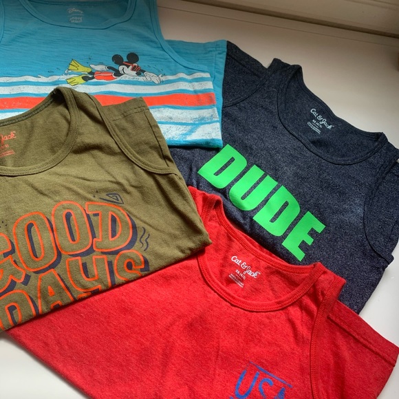 Boys 4T/5T - 5 for $25- TankTops - Diff Brands - Picture 1 of 16